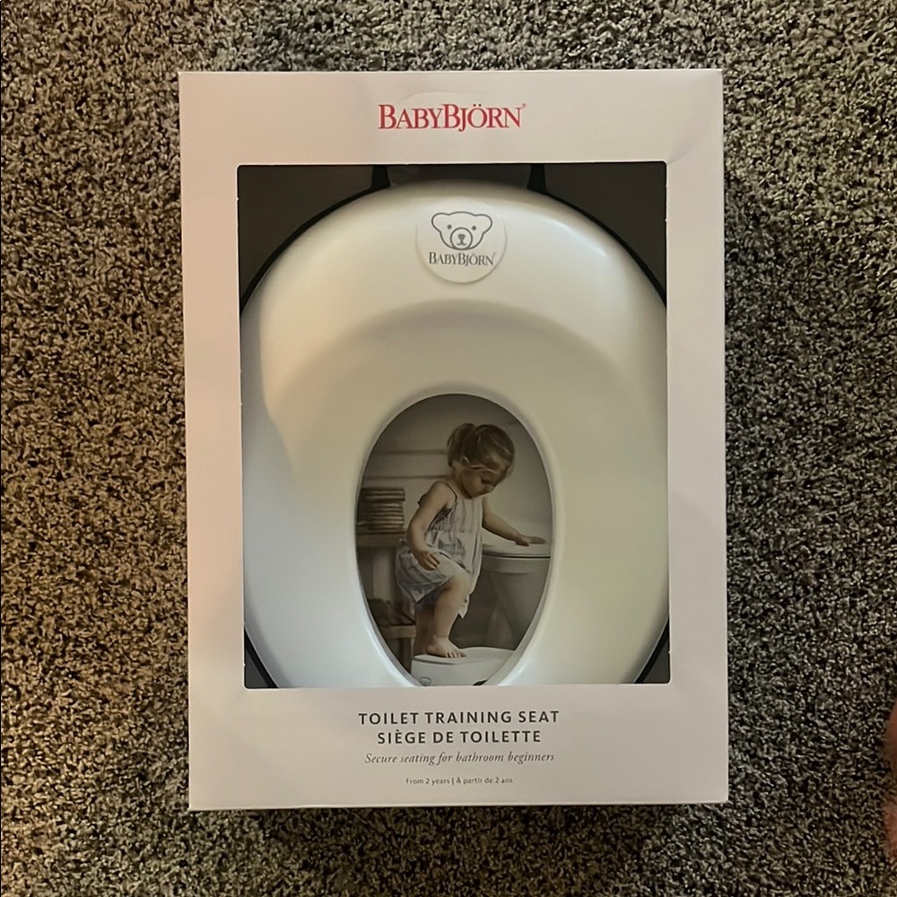 BabyBjörn White Toilet Training Seat